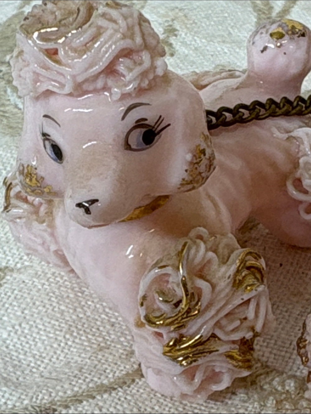 Lefton spaghetti, poodle family figurines - Picture 9 of 14